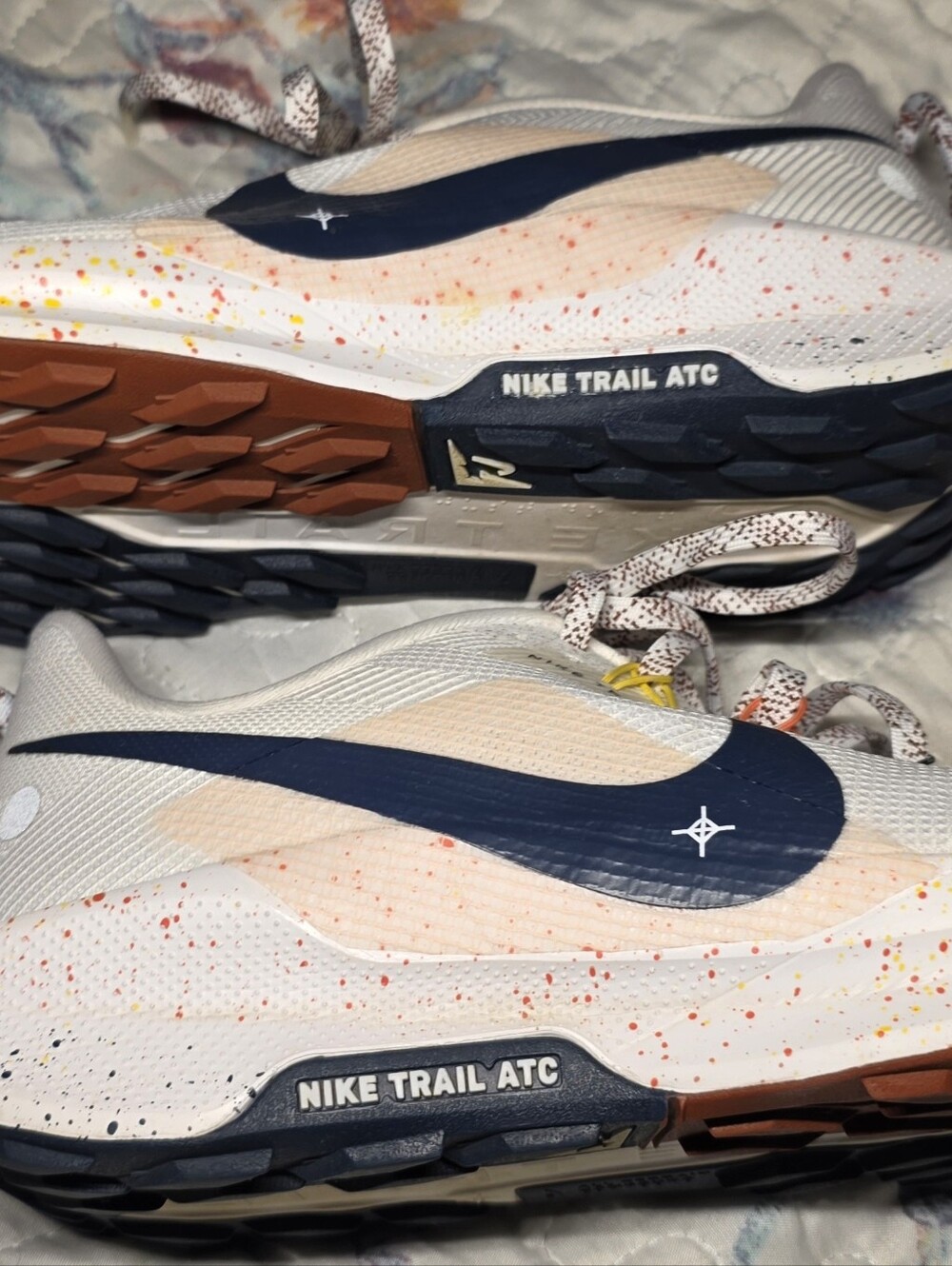 Nike Pink and Navy Athletic Sneakers